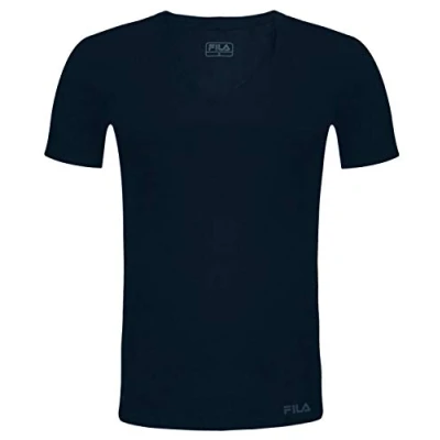 Abbildung von FILA Herren Fu5001 T shirt shirt, Blau, M EU