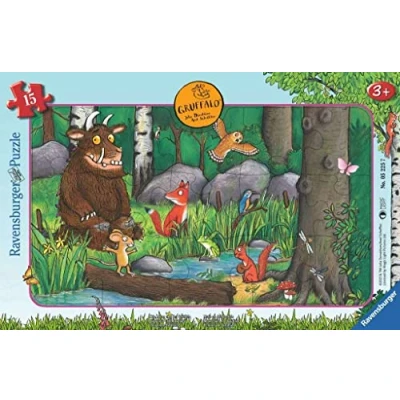 Abbildung von Ravensburger Puzzle Kinderpuzzle 05225 Die Maus und der Grüffelo 15..., 15 Puzzleteile