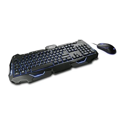 Abbildung von CSL Morpheus Gaming Tastatur &amp; Maus Set LED Beleuchtung RGB schwarz QWERTZ Tastenlayout 2400 DPI