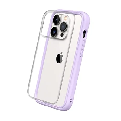 Abbildung von RhinoShield Modulares Case kompatibel mit [iPhone 14 Pro] Mod NX Anpassbare &amp; stoßdämpfende Schutzhülle im schlanken Design 3.5 Meter Fallschutz Violett