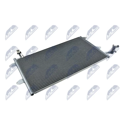 Abbildung von NTY CCS VW 021 Klimakondensator ohne Trockner Aluminium VOLKSWAGEN: Golf 3, Vento, 3 Cabrio