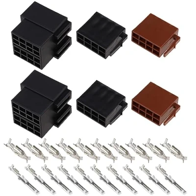 Abbildung von EMSea 2 Sets 16 Pin Auto Audio Verkabelung Kabel Adapter Stereo Radio Loom ISO Terminal Connector für Reparatur Stecker