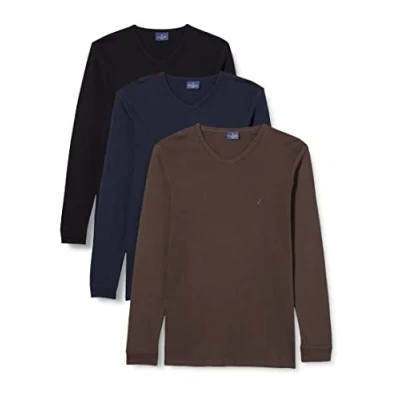 Abbildung von Navigare Herren Sportunterwäsche 114 3er Pack, Mehrfarbig (Grigio/ Nero/ Navi), Large