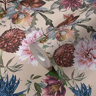 Abbildung von A.S. Création Vliestapete &quot;Dream Flowery&quot;, floral, Florale Tapete Blumenoptik
