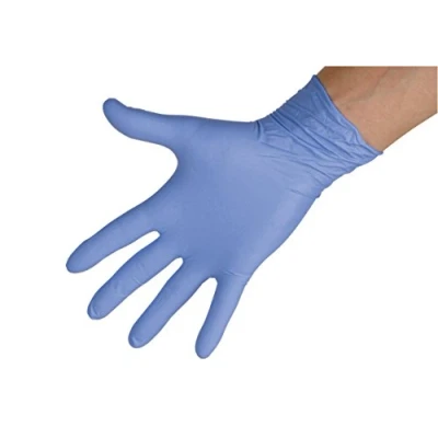 Abbildung von Kerbl 15333 Einmalhs. Nitril Basic, ungepudert, Größe XL, 100 stück, blau