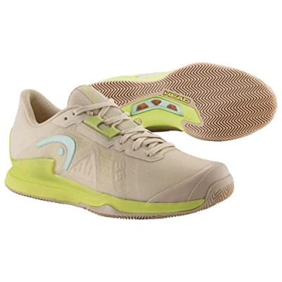 Abbildung von HEAD Women&#039;s Sprint Pro 3.5 Clay Women Tennisschuh, Macadamia/Lime, 38.5