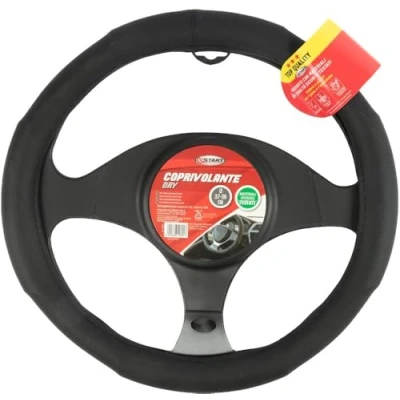 Abbildung von START Line Dry 10691 Lenkradbezug schwarz 37 39cm Thermoplast, Kunststoff