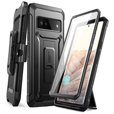 Abbildung von SUPCASE Unicorn Beetle Pro Series Schutzhülle für Google Pixel 7a (2023 Release), Ganzkörper mit integriertem Displayschutz (Schwarz)