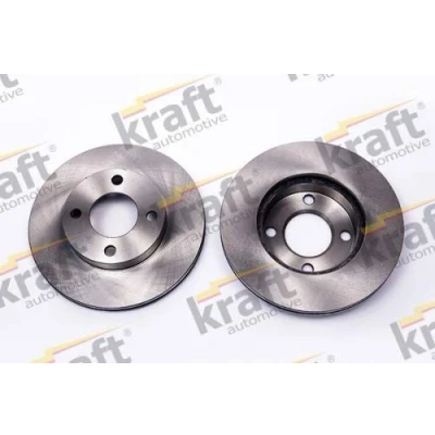 Abbildung von KRAFT 6040170 Bremsscheibe 256, 256,0 21,9 4 Belüftet AUDI: 80 B4 Limousine, Avant, Cabriolet