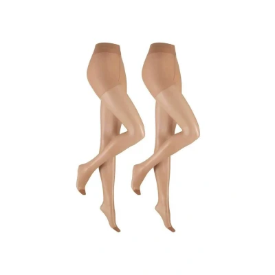 Abbildung von Hudson Lafina 15 2PACK Strumpfhose makeup, Damen, Größe: 42 44, Make up