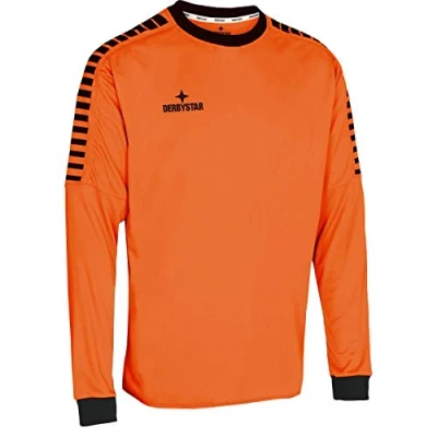 Abbildung von Derbystar Langarmshirt für Kinder, Größe: 158/164, Orangeschwarz