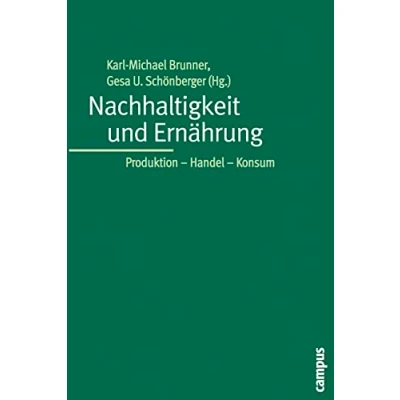 Abbildung von Nachhaltigkeit und Ernährung: Produktion Handel Konsum