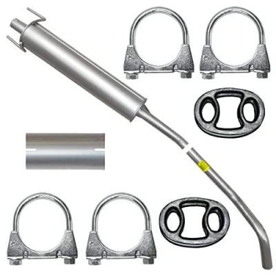 Abbildung von Mitteltopf Auspuff Mittelschalldämpfer für Opel Corsa C 3 III 1.2 16V 1.4