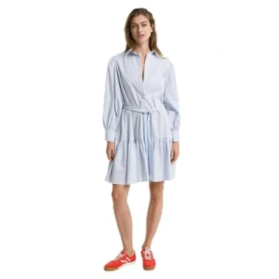 Abbildung von GANT Classic Dress Blusenkleid, Damen, Größe: 36, Fresh blue