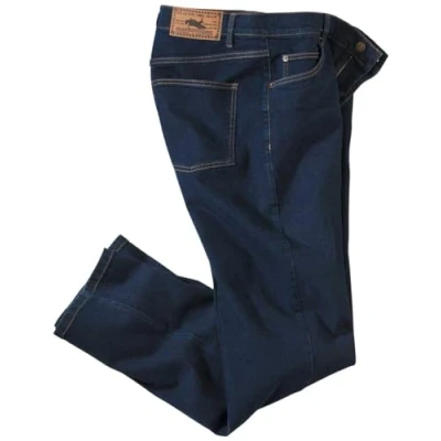 Abbildung von ATLAS FOR MEN Herren Stretch Jeans Regular Fit Denim Basic Style Hose Gerader Schnitt In großen Größen erhältlich