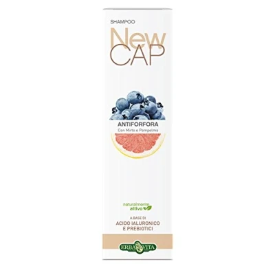 Abbildung von ERBA VITA Newcap Anti Schuppen Shampoo Kosmetikprodukt formuliert, um die Kopfhaut zu reinigen, ohne Haarfasern verarmen, 250 ml