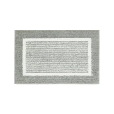 Abbildung von Badematte Maui Andiamo, Höhe 23 mm, rutschhemmend beschichtet, fußbodenheizungsgeeignet, Polyester, rechteckig, gestreift, mit Bordüre, auch als 2er Set erhältlich