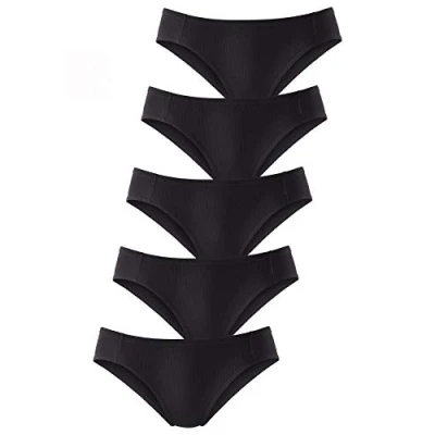 Abbildung von Lascana 5 PACK Bikinihose, Damen, Größe: 38, Schwarz