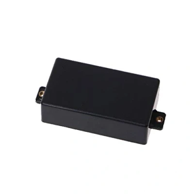 Abbildung von Humbucker Tonabnehmergehäuse aus Kunststoff, mattschwarz, versiegelt, für E Gitarre, abgedichtete Abdeckung, Gitarren Tonabnehmer, Abdeckungen Humbucker, 7 Saiten
