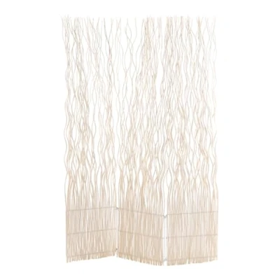 Abbildung von DESIGN DELIGHTS Paravent RAUMTEILER &quot;WAVE 3&quot;, Weide, 170x120cm (HxB), Paravent, Trennwand