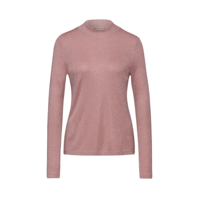 Abbildung von Street One Turtleneck Langarmshirt, Damen, Größe: 44, Rosa