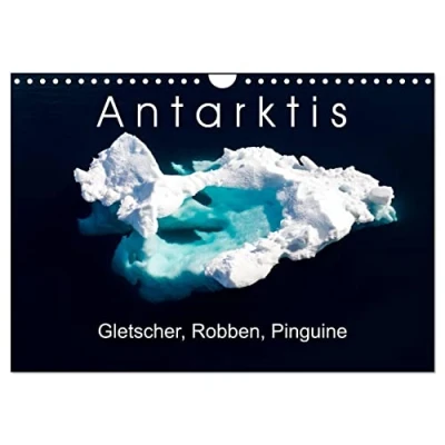 Abbildung von Antarktis Gletscher, Robben, Pinguine (Wandkalender 2025 DIN A4 quer), CALVENDO Monatskalender