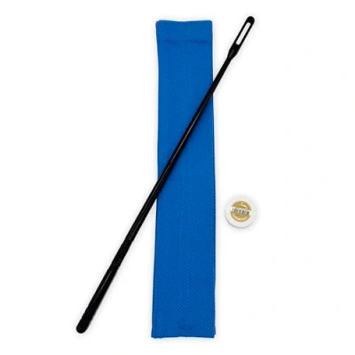 Abbildung von Soundman Reinigungsset für Querflöte Effektive und kratzfreie Reinigung in Sekunden: Querflöten Reinigungstuch + Reinigungsstab La Tromba Slide &amp; Cork Grease (3g) Lehrgang „Flute Basics“ (Blau)