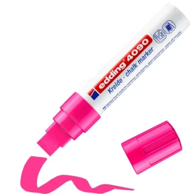 Abbildung von edding 4090 kalk marker / window neon roze 1ST 4 15 mm 4090069