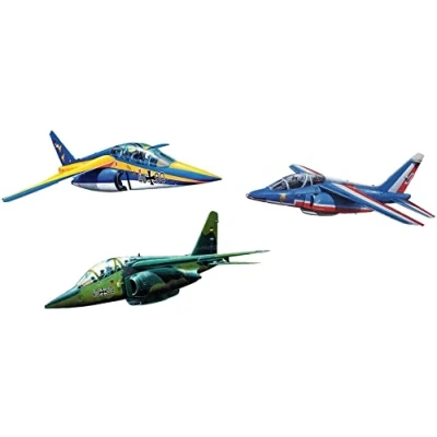 Abbildung von Revell Modellbausatz 50th Anniversary Alpha Jet I Maßstabsgetreue Nachbildung im Maßstab 1:144 378 Teile für drei separate Modelle Luftfahrt Enthusiasten ab 10 Jahren, Mittel