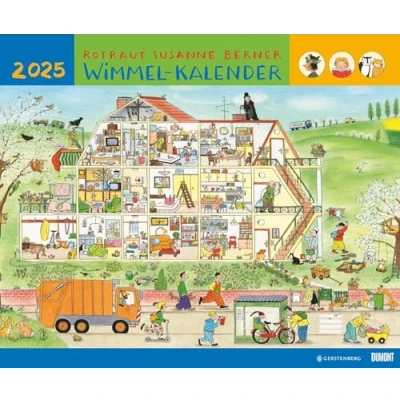 Abbildung von DUMONT Wimmel Kalender 2025 Wandkalender, 60x50cm, Kinderkalender mit schönen Abbildungen, Illustrationen von R.S. Berner