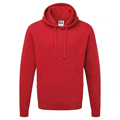 Abbildung von Russell Herren Authentic Hooded Sweatshirt / Hoodie (Klassisch Rot)