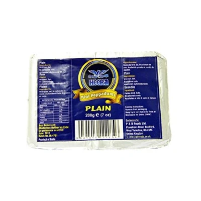 Abbildung von Heera mini Papadams einfach 200g x 2 Doppelpack