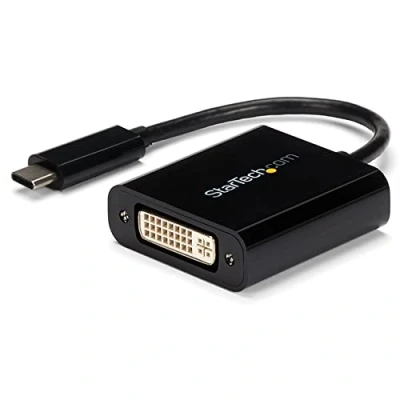 Abbildung von StarTech.com USB C auf DVI Adapter Type Konverter für MacBook, ChromeBook Pixel oder andere Geräte mit DP über