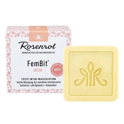 Abbildung von Rosenrot Intimpflege Feste FemBit® Intim Waschlotion 40g