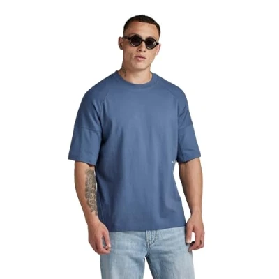Abbildung von G STAR RAW Herren Motion Boxy T Shirt, Blau (vintage indigo D24381 D593 G278), S