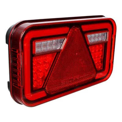 Abbildung von trailer parts4u Aspöck Multiled IV 4 voll LED 5 links polig Bajonett Rückleuchte Rücklicht Stoplicht Anhänger (Links)