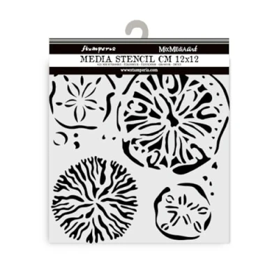 Abbildung von Stamperia Silent Sea Thick Stencil 12x12cm Sponges (KSTDS38)