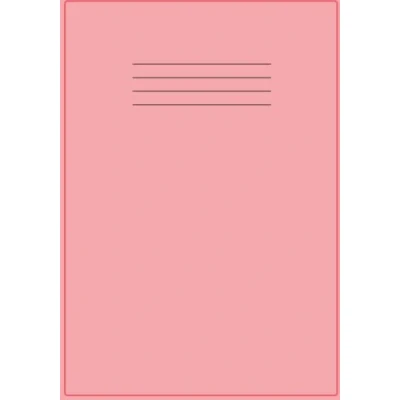 Abbildung von 7mm Squared Paper Maths Exercise Book: A5, 100 Pages, 90gsm A5 Books 7 mm Squares Jotter / Grid Notebook for Kids ... Home, Office, Writing Rose Pink Cover