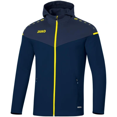 Abbildung von JAKO Champ 2.0 Kapuzenjacke blaugelb, M Unisex