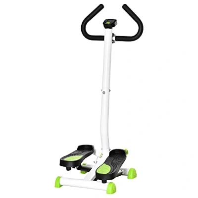 Abbildung von HOMCOM Stepper Steppmaschine (Hometrainer für Zuhause, 1 tlg., bis 100 kg), Stahl, ABS, 55cm x 44cm 108cm