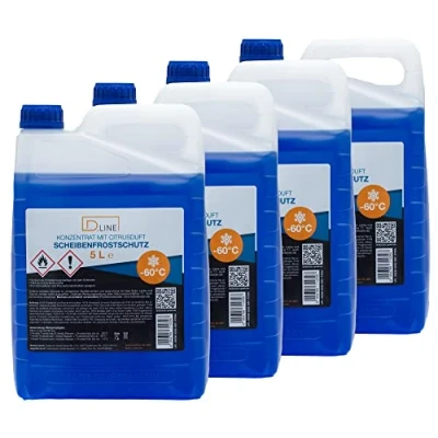 Abbildung von D.LINE Premium Scheibenfrostschutz Konzentrat mit Citrusduft 60C, 5 Liter Kanister (4)