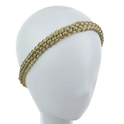 Abbildung von CAISHA Zopf Haarteil Haarband Stirnband Haarschmuck Geflochten Hellblond HZ10