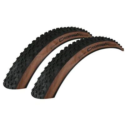 Abbildung von Continental Unisex Adult Cross King Protection Bicycle Tire, Black/Bernstein, 29&quot;, 29 x 2.20
