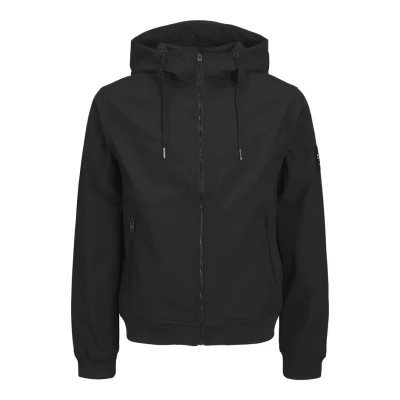 Abbildung von JACK &amp; JONES PLUS Herren JJEBASIC Softshell Hood PLS Jacke, Black, 6XL