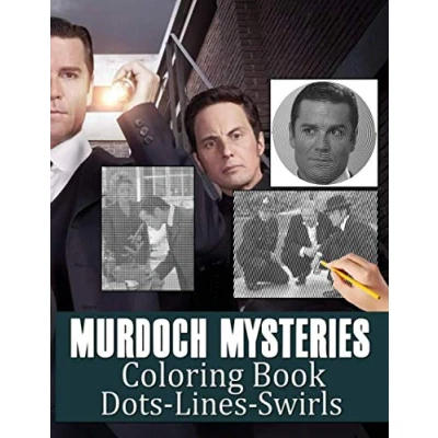 Abbildung von Murdoch Mysteries Dots Lines Swirls Coloring Book: Favorite Book New Kind Activity Books For Adult And Kid