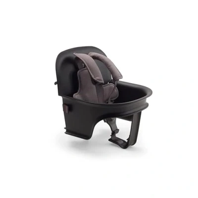 Abbildung von Bugaboo Giraffe Baby Set für den Hochstuhl, Babys von 6 bis 36 Monate, mit Sitz und 5 Punkt Sicherheitsgurt, einer Hand verstellbar, aus biobasiertem Plastik, Schwarz
