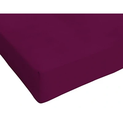 Abbildung von Max color Betttuch 25cm Ecke, Pflaume, Doppelte