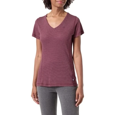 Abbildung von Fjällräven Abisko Cool Damen T Shirt (Dunkelrot S ) Laufbekleidung
