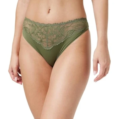 Abbildung von Calvin Klein Damen 000QF6398E Bikini Hose, Grün (Napa), S