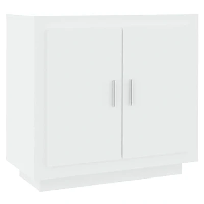 Abbildung von vidaXL Sideboard Kommode Anrichte Schrank Beistellschrank Mehrzweckschrank Standschrank Flurschrank Wohnzimmer Weiß 80x40x75cm Holzwerkstoff